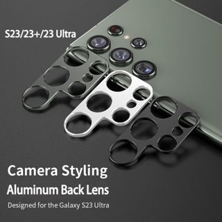 Vỏ bọc bảo vệ ống kính camera sau điện thoại JANSIN hợp kim nhôm siêu mỏng cho Samsung Galaxy S23 Ultra S23 S22 Ultra
