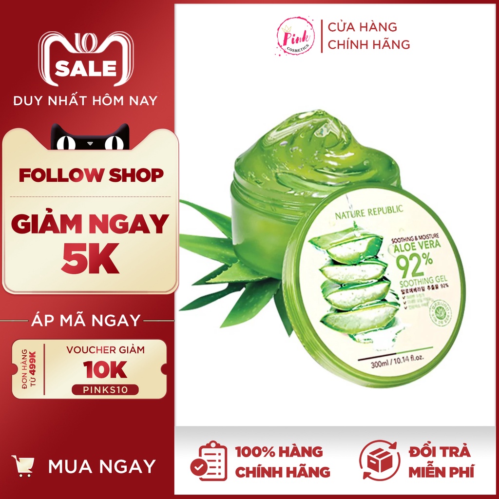 Gel Lô hội 92%