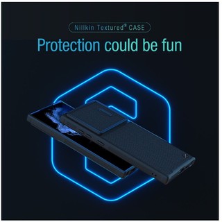 Ốp lưng có nắp trượt bảo vệ camera chính hãng NILLKIN TEXTURED Cho Samsung S23 Plus, S23 Ultra