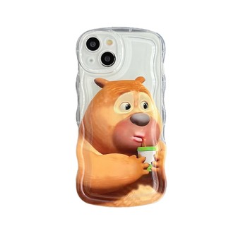 Ốp Lưng Hình Gấu Đáng Yêu Cho iPhone 14 / 13 / 12 / 11 / 8 / 7P