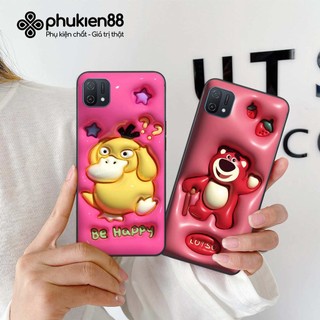 Ốp lưng Oppo A16k in hình trái tim gấu hoa vịt thỏ siêu đáng yêu, ốp rẻ đẹp