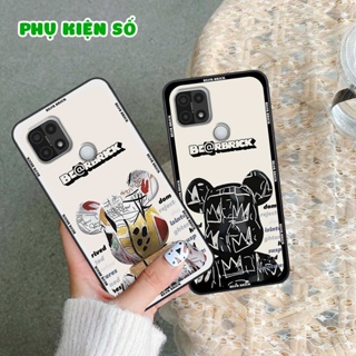 Ốp lưng Oppo A15 / A15s hình gấu bearbrick, smile thời trang, ốp lưng rẻ bền đẹp