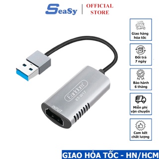 Cáp HDMI to USB 3.0 video capture Earldom ET-W17 - hỗ trợ Live Stream, ghi hình từ điện thoại, Camera, PS4, XBOX