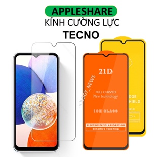 Kính cường lực Tecno Spark 7T/ Tecno Spark 7/ spark 8c/ pop 5 lte cao cấp, tặng kèm giấy lau màn hình