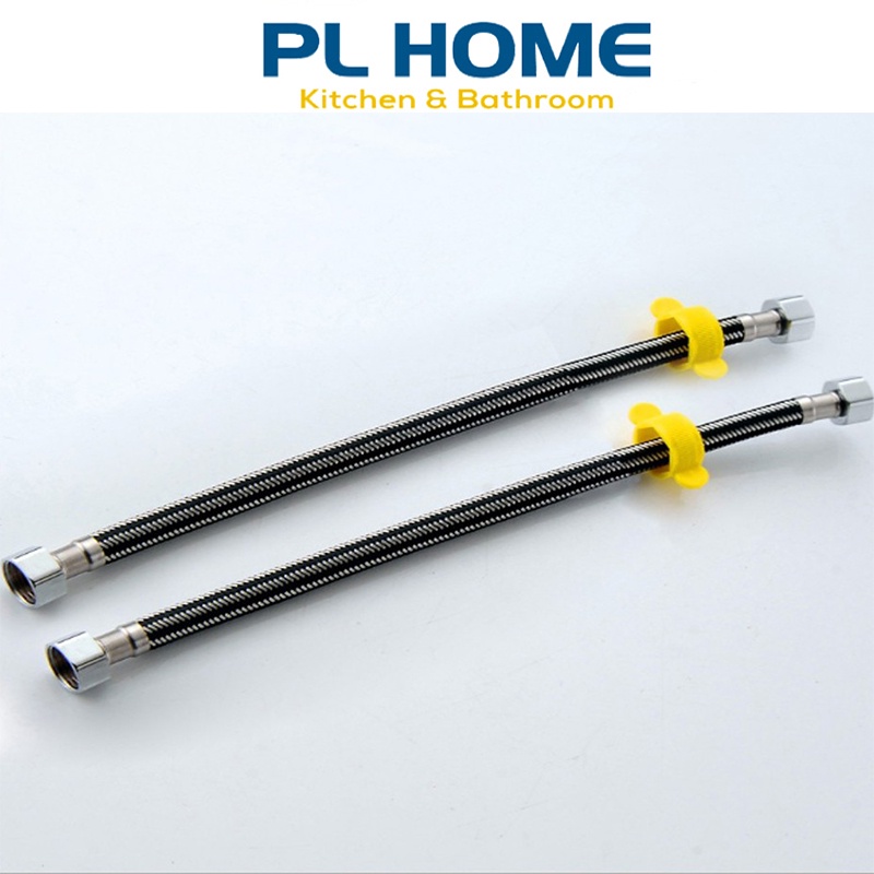 Dây cấp nước chất liệu inox màu đen QC TN-DCNINĐ