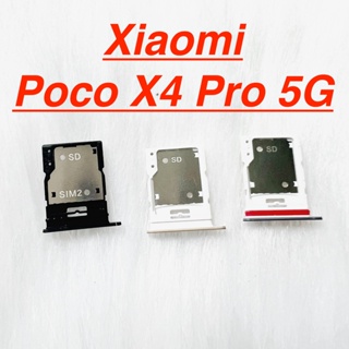 Khay đựng sim XIAOMI Poco X4 Pro 5G miếng khay chứa thẻ nhớ ổ bắt sim sóng linh phụ kiện điện thoại thay thế hư rớt