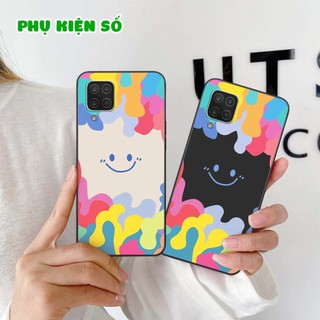 Ốp lưng Samsung A12 / M12 hình gấu bearbrick, smile thời trang, ốp lưng rẻ bền đẹp