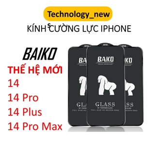 Cường lực Kingkong Baiko iPhone 14 pro max, 14 pro, 14 plus full màn hình siêu mượt siêu cứng