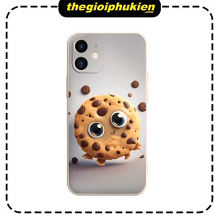 ỐP IPHONE cạnh vuông BVC bánh quy cute ip 7 8 Plus 6 6s Plus 11 13 12 14 Pro MAX XR X XS MAX - e6198