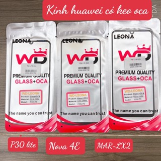 KÍNH ÉP MÀN HÌNH CÓ KEO OCA HUAWEI P30 LITE - KÍNH HUAWEI NOVA 4E - KÍNH HUAWEI MAR-LX2 - GIÁ SỈ - RẺ