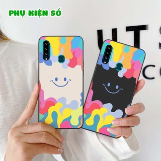 Ốp lưng Samsung A20s hình gấu bearbrick, smile thời trang, ốp lưng rẻ bền đẹp