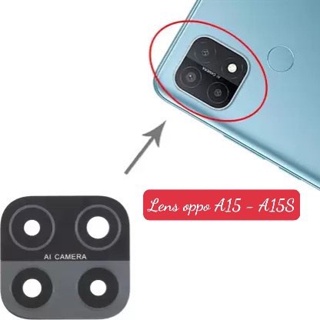 LENS CAMERA OPPO A15 - A15S VIỀN - MẶT KÍNH - MẮT CAMERA OPPO A15S