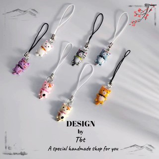 Móc Khóa Điện Thoại Hình Mèo May Mắn