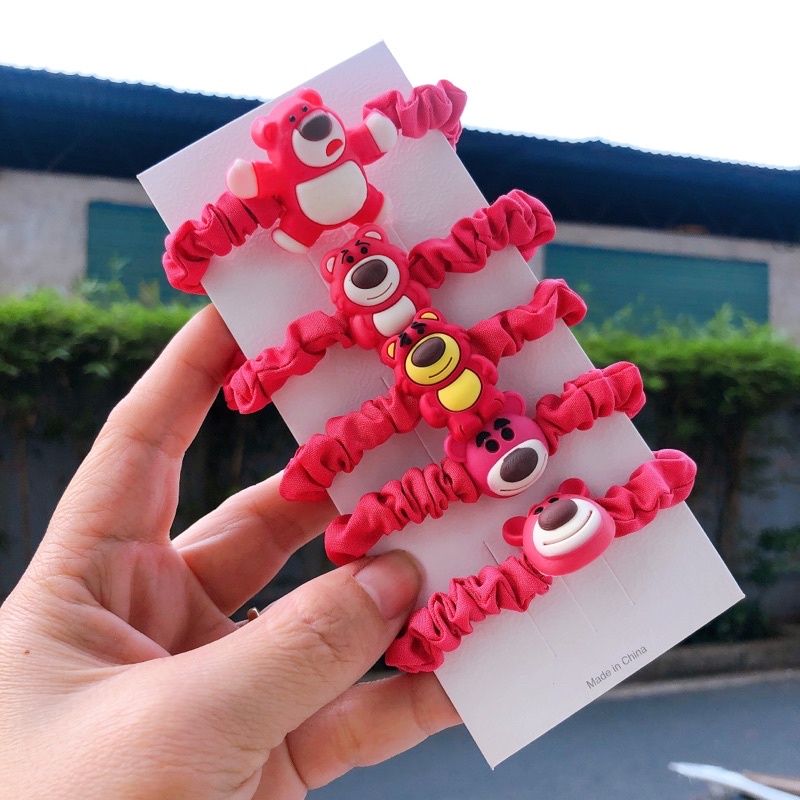 SET 5C CỘT TÓC GẤU DÂU LOTSO