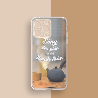 Ốp lưng iphone Ốp Điện Thoại cuộc sống bình an đơn giản Cho iphone13promax/12/Xs/11/7/8/Plus/Mini/ProMax  u701