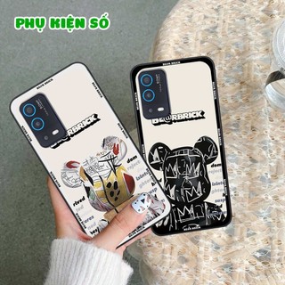 Ốp lưng Oppo A54 / A55 hình gấu bearbrick, smile thời trang, ốp lưng rẻ bền đẹp
