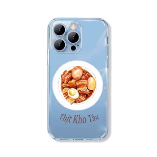 Ốp lưng iphone trong in thịt kho tàu 7/7plus/8/8plus/x/xr/xs/11/12/13/pro/max/promax/14/pro/max u1002