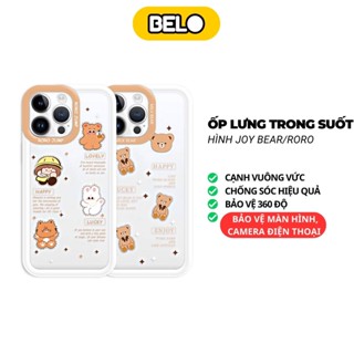 Ốp lưng iphone Joy Bear, chống sốc cho ip 7plus/8/8plus/x/xr/xs/11/12/13/ pro/max – Belo