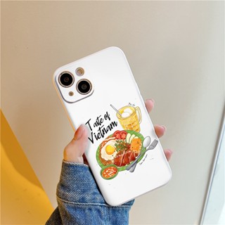 Ốp lưng Iphone viền vuông Taste of Viet Nam cho iphone 6/7/8Plus X XS xr xsmax 11/12/13/14pro promax e5275