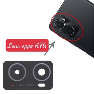 LENS CAMERA OPPO A76 - A36 VIỀN - MẶT KÍNH - MẮT CAMERA OPPO A36 - A76