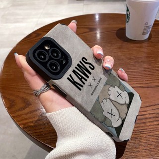 Ốp Điện Thoại Da Chống Sốc In Hình kaws Cho iPhone 11 promax 12 pro max 13 pro max 14 pro max 14plus