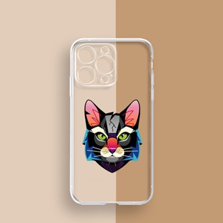 Ốp lưng iphone Ốp Điện Thoại Trong Suốt In Hình mèo màu sắc Cho Iphone 8P13Promax 12 11 xr/xs/Plus/Pro/Max/Mini u635