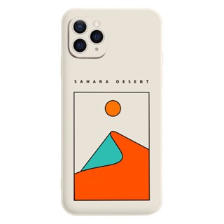 Ốp iphone vuông đồi cát saha.ra 14 Plus/ 14 Pro/ 13/ 12 Pro Max 6 6s Plus 7 Plus 8 Plus xr xsmax e4482