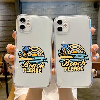 Ốp lưng iphone trong suốt chống ố vàng biển please sước bảo vệ camera viền dẻo chống sốc ip 11 12 13 14 pro max u659