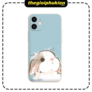 Ốp điện thoại thỏ bồng bềnh cho Iphone 13 promax 13 13pro 7 plus 8 plus 11 promax 11 X XS Max 12 pro Max - e7082