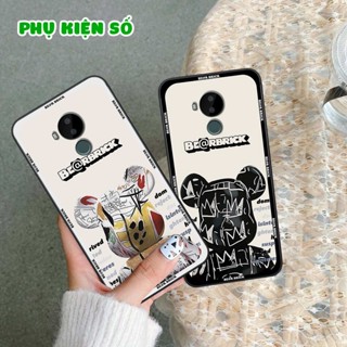 Ốp lưng Nokia C30 hình gấu bearbrick, smile thời trang, ốp lưng rẻ bền đẹp