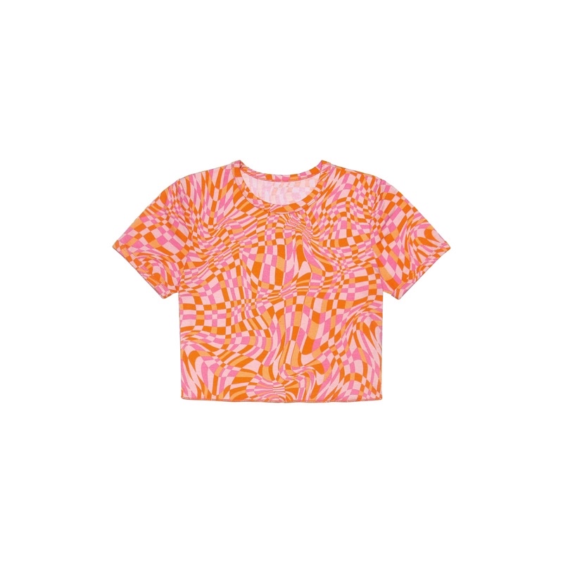 Áo ERRORIST Checked Orange Crop