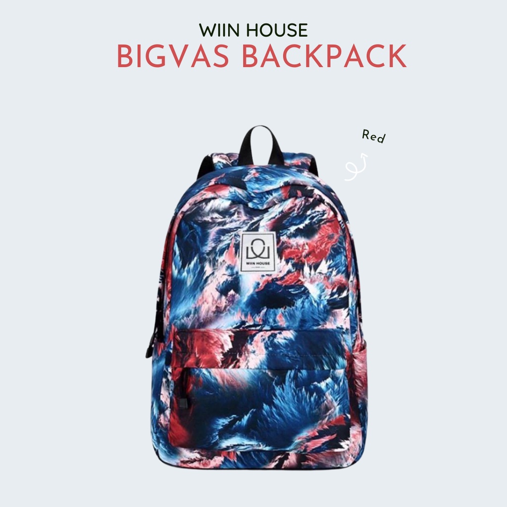 Balo WiinHouse - Mẫu BigVas (Red)