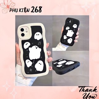 Ốp Lưng Iphone TPU Viền Sóng 7/8/plus/x/xxsmax/11/12/13/14pro/promax [Con Ma]