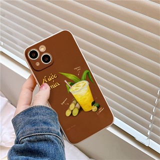 ốp lưng iPhone 7 8 7 plus 8 plus TPU Nước mía siêu thật ốp điện thoại iPhone 7 8 7 plus 8 plus 6 6s 6 plus e5274