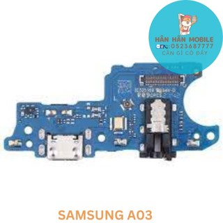 Cụm main sạc cụm mic main phụ cho Samsung a03 bóc máy