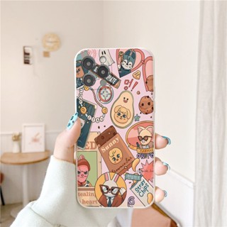 Ốp lưng iphone nhiều sticker ốp vuông cạnh BVC đủ mã iPhone 7 8plus SE X Xs 11 11pro 11promax 12pro 14 13 13Pro 13ProMax