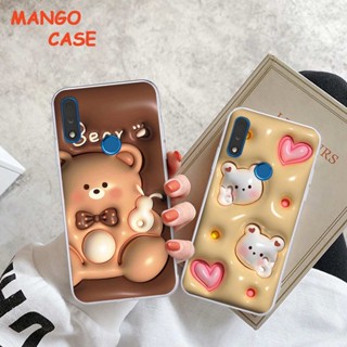 Ốp lưng Vsmart Star 3 / Star 4 / Star3 / Star4 hình in 3D gấu nâu cute, trái tim kẹo dễ thương, rẻ bền đẹp