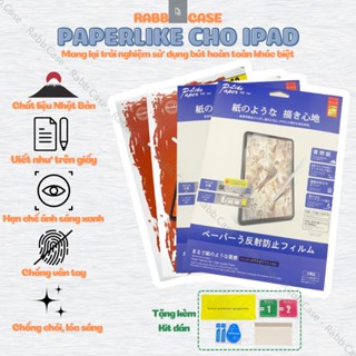 [Bản nâng cấp] Miếng dán Paperlike dành cho Tablet táo mang lại cảm giác viết và vẽ như trên giấy, Chất liệu từ Nhật Bản