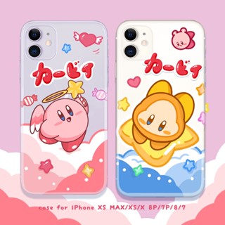 Ốp lưng iphone trong suốt hình hoạt hình hồng vàng cute cho Iphone 7 8 Plus SE X XS XS Max 11 12 13 14 Pro Max u149