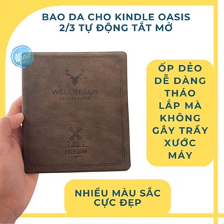 Cover ốp lưng dẻo cho máy đọc sách kindle oasis 2/3