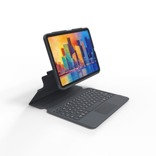 Ốp lưng kèm bàn phím ZAGG Pro Keys TrackPad dành cho tablet táo Pro 12.9 GEN 3/ 4/ 5 &amp; 6 - Hàng chính hãng