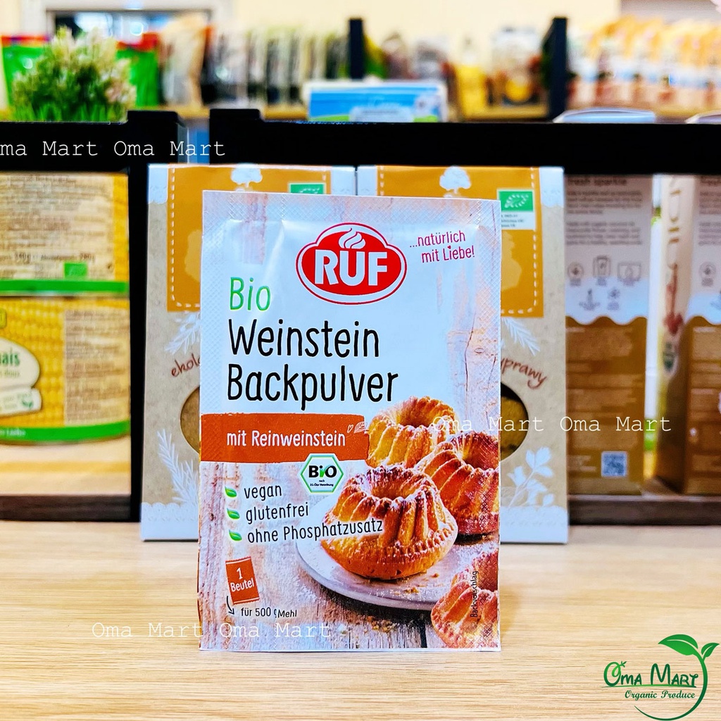 Bột Nở Làm Bánh Hữu Cơ Ruf 20g