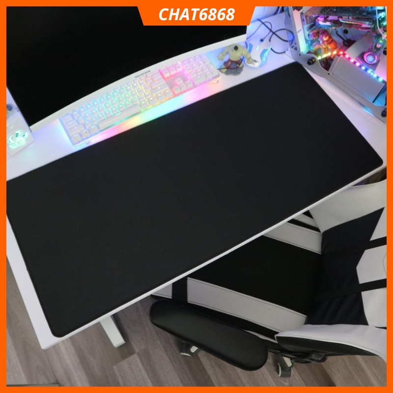 Lót chuột cỡ lớn màu đen nhiều size ( Black ) Bàn di chuột size lớn phù hợp làm quán nét, chơi game, văn phòng
