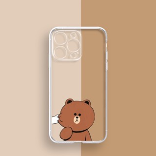 Ốp lưng iphone gấu brown sờ má dễ thương 6plus 6splus 7 plus 8plus X Xr XsM 11 12 13 Promax u597