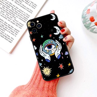 Ốp lưng dẻo iPhone bàn tay ôm địa cầu mắt cho 14 13 12 Mini 12 Pro Max 11Pro Pro Max/ Xs Max/ XR 7 SE e3228