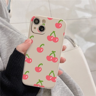 Ốp lưng iphone bảo vệ camera trái cherry cute iPhone 14, 13, 12 Mini Pro Max, 11 Pro Pro Max/ Xs Max/ XR 7 e4285