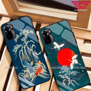 Ốp Lưng Xiaomi Note 10/ 10 PRO/ 10S/ NOTE 11/ 11 PRO/ 11S Bằng kính HOA VĂN, MUÔNG THÚ 2023