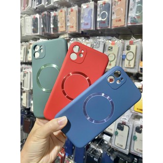 "Ốp Lưng Silicon Chống Bẩn Hỗ Trợ Sạc Không Dây MagSafe cho iPhone11,12 Pro max,11 pro max,XS max