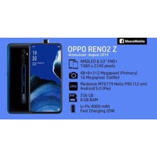 điện thoại Chính Hãng Oppo Reno2 Z - Reno 2Z 2sim ram 8G/256G, màn 6.5'' Camera trước thò thụt siêu độc đáo - TNN 04