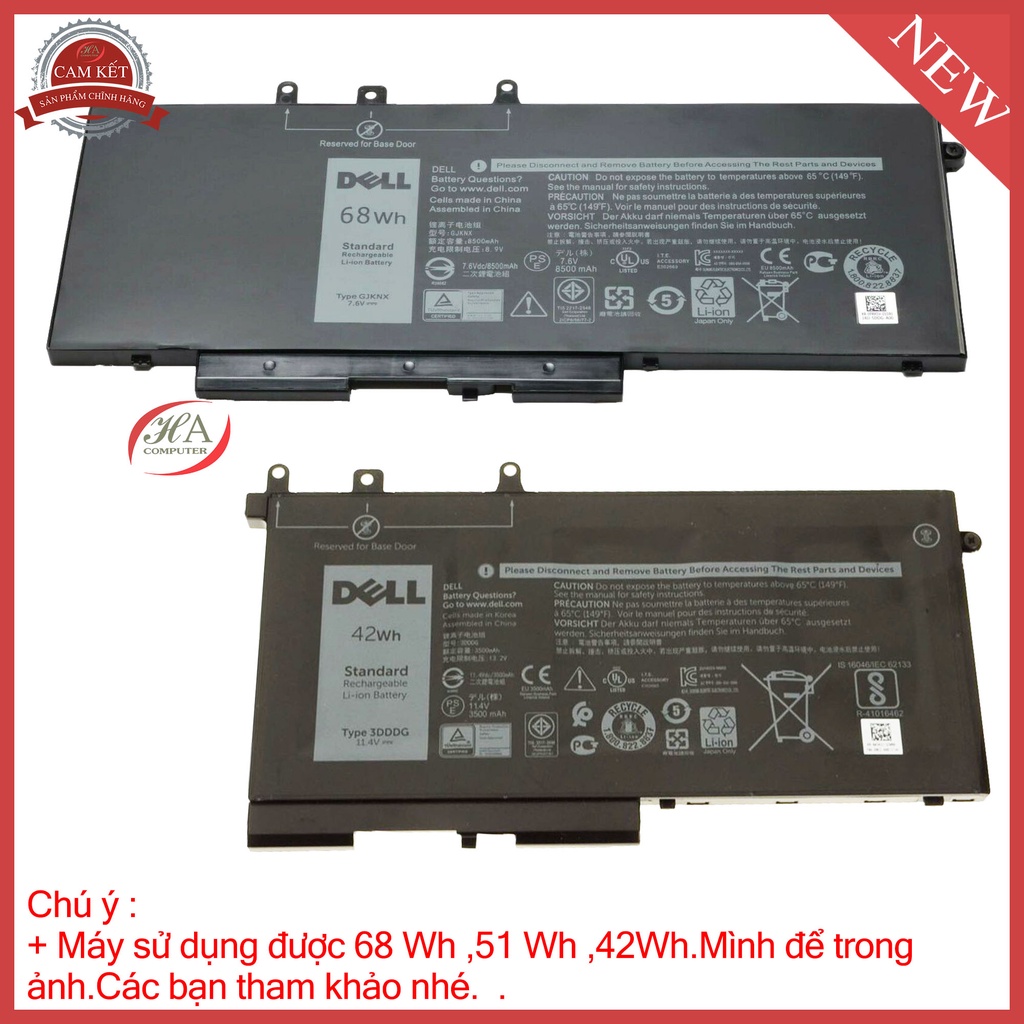 Pin Sạc dell Latitude 5490